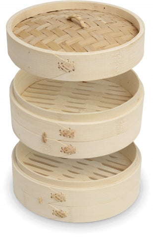 Bamboo Basket Steamer 2 Horizontal Diameter 25 cm EAN (GTIN) 8717703610444