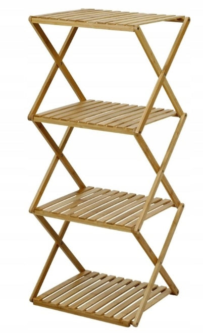 Bamboo Bathroom Shelving Unit 4 levels 33,5x40x93,5