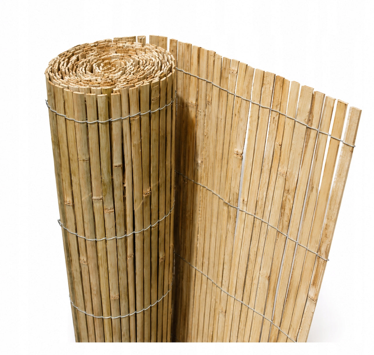Bamboo Mat Balcony Cover 2x5m Natural For Balcony Terrace Fence Manufacturer code Agromen 2x5