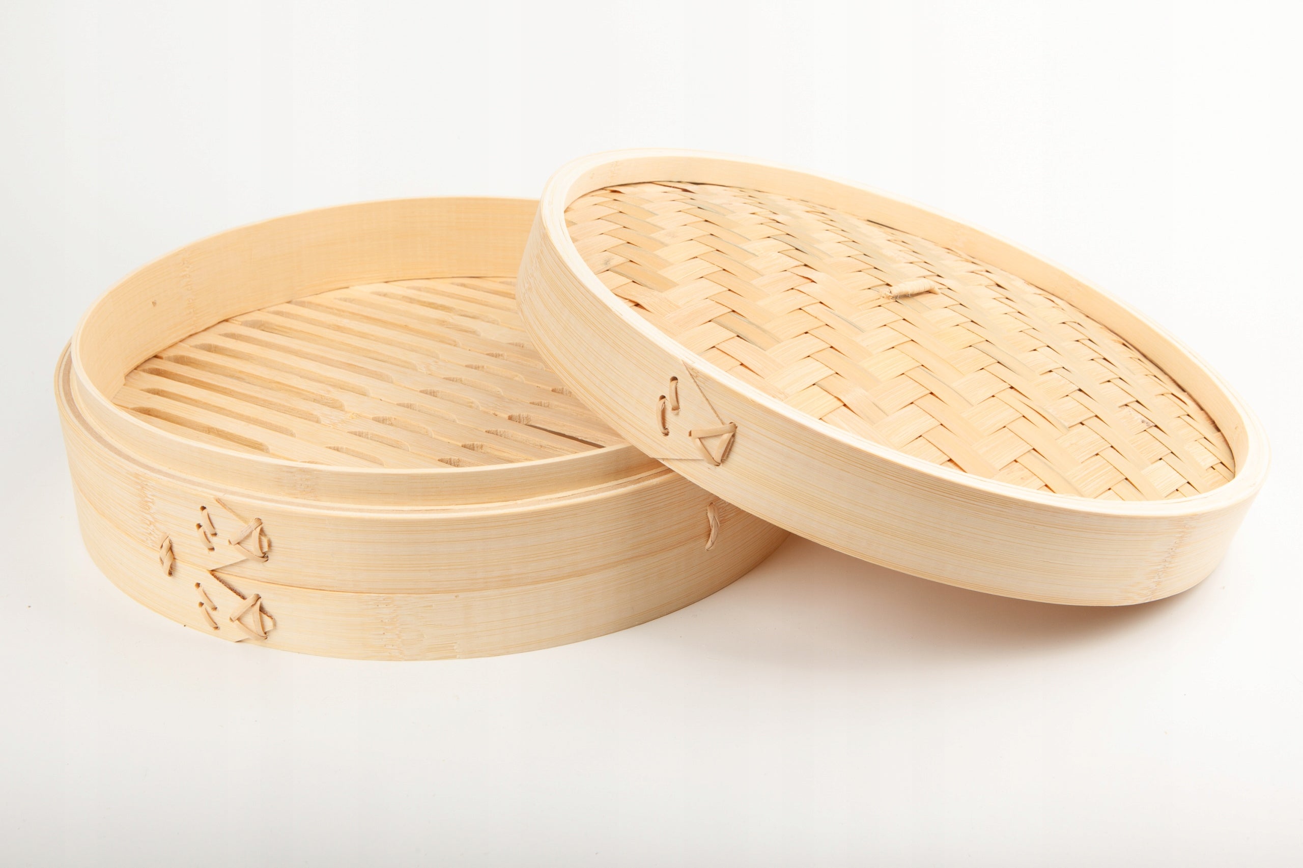 Bamboo Steamer 24 cm 1-Level Lid Steam Cooking Craft Wok Manufacturer code WS-733W280