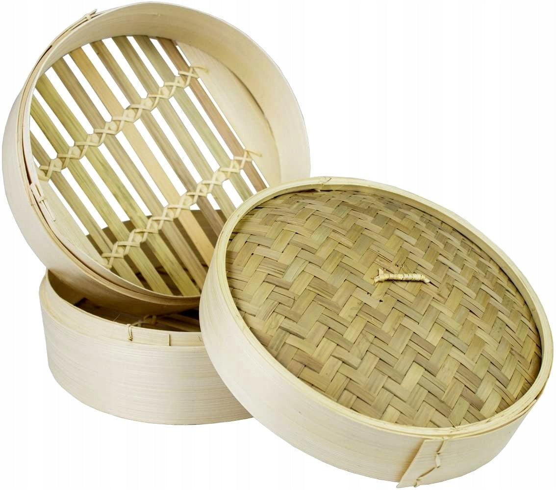 Bamboo Steamer Round 25cm Steaming