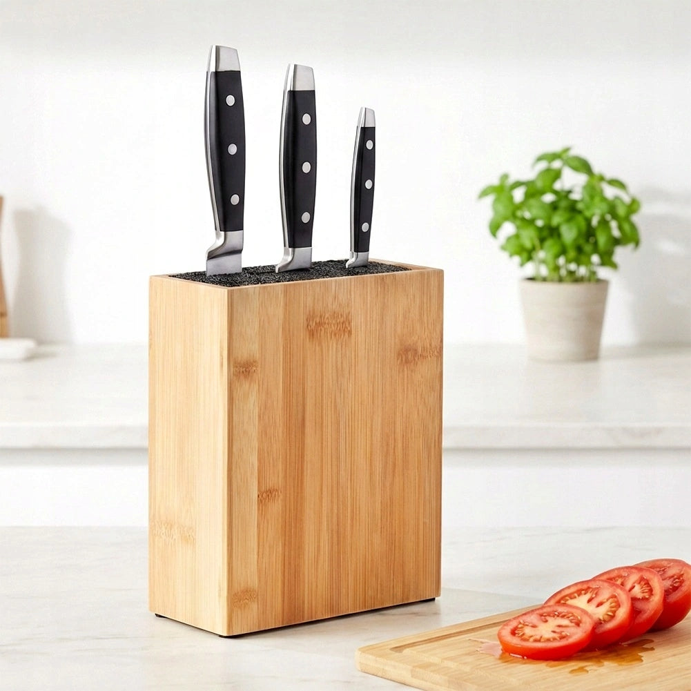 Bamboo knife stand 19,5x9x23 cm Brand Vilde