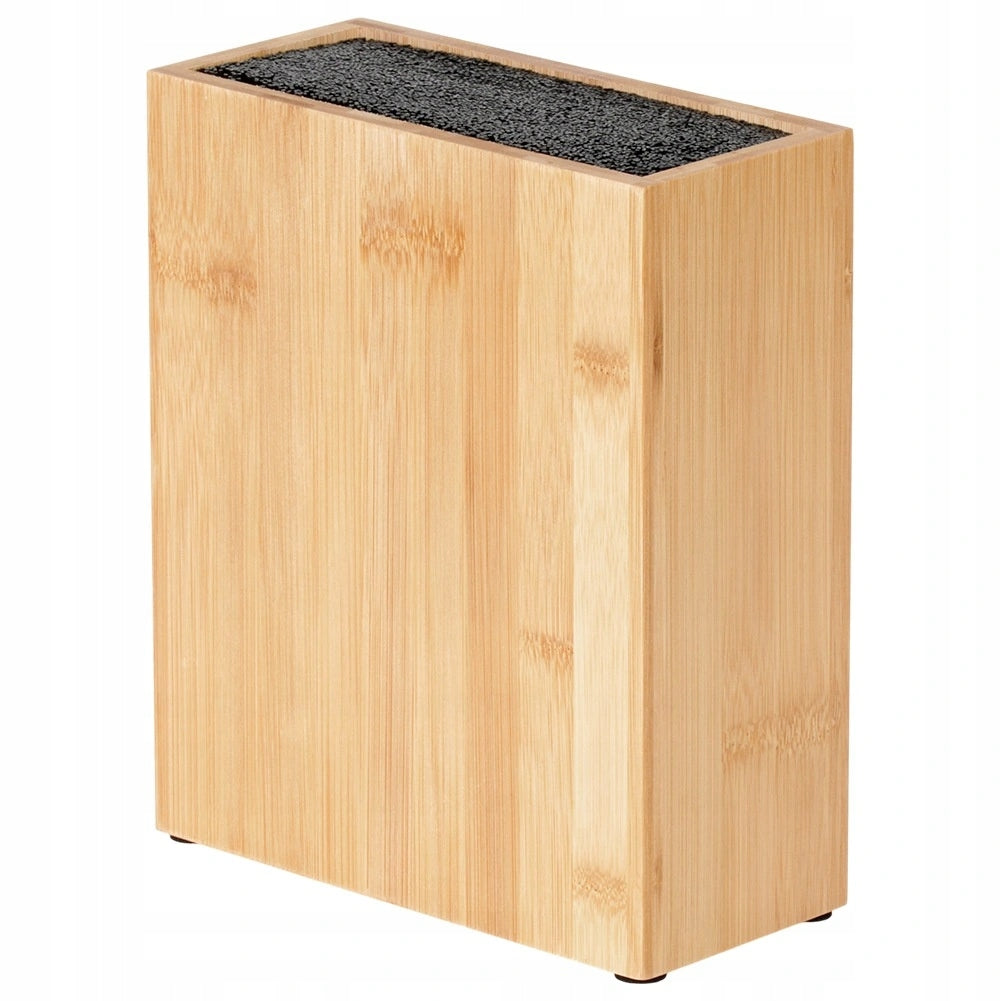 Bamboo knife stand 19,5x9x23 cm Product height 23 cm