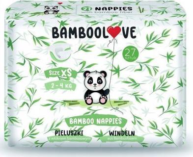 Bamboolove Bamboo Fiber Diapers XS, 2-4 kg, 27 pcs.