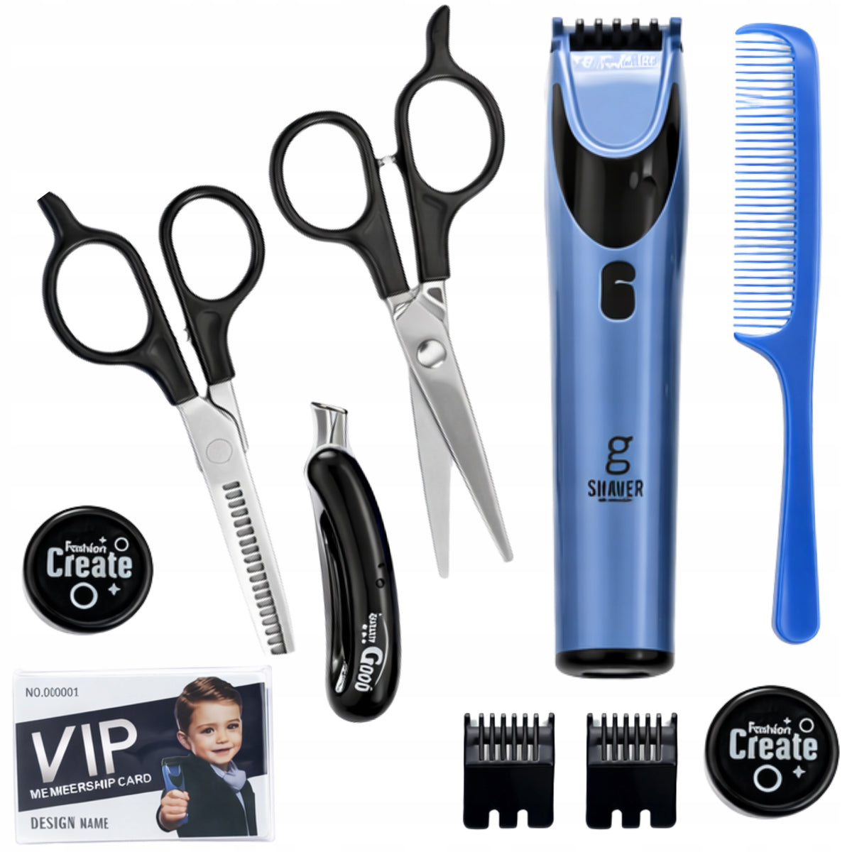 Barber set for boy Toy razor scissors akcesoria Manufacturer code ZESTAW BARBER DLA DZIECI ZABAWKA DLA CHŁOPCA