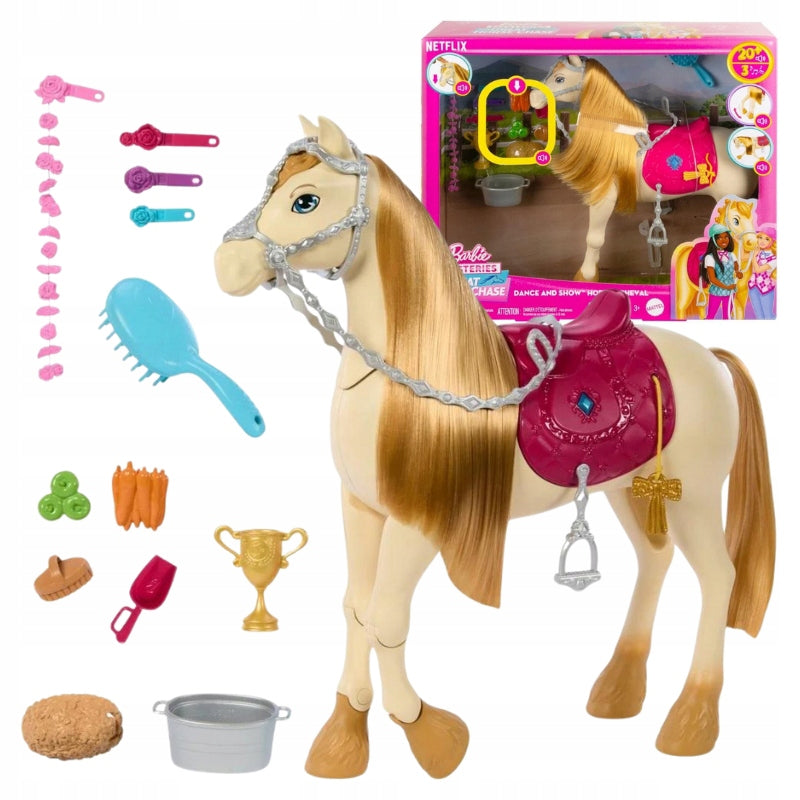 Barbie Dancing Horse Interactive Toy with Sounds and Accessories HXJ42