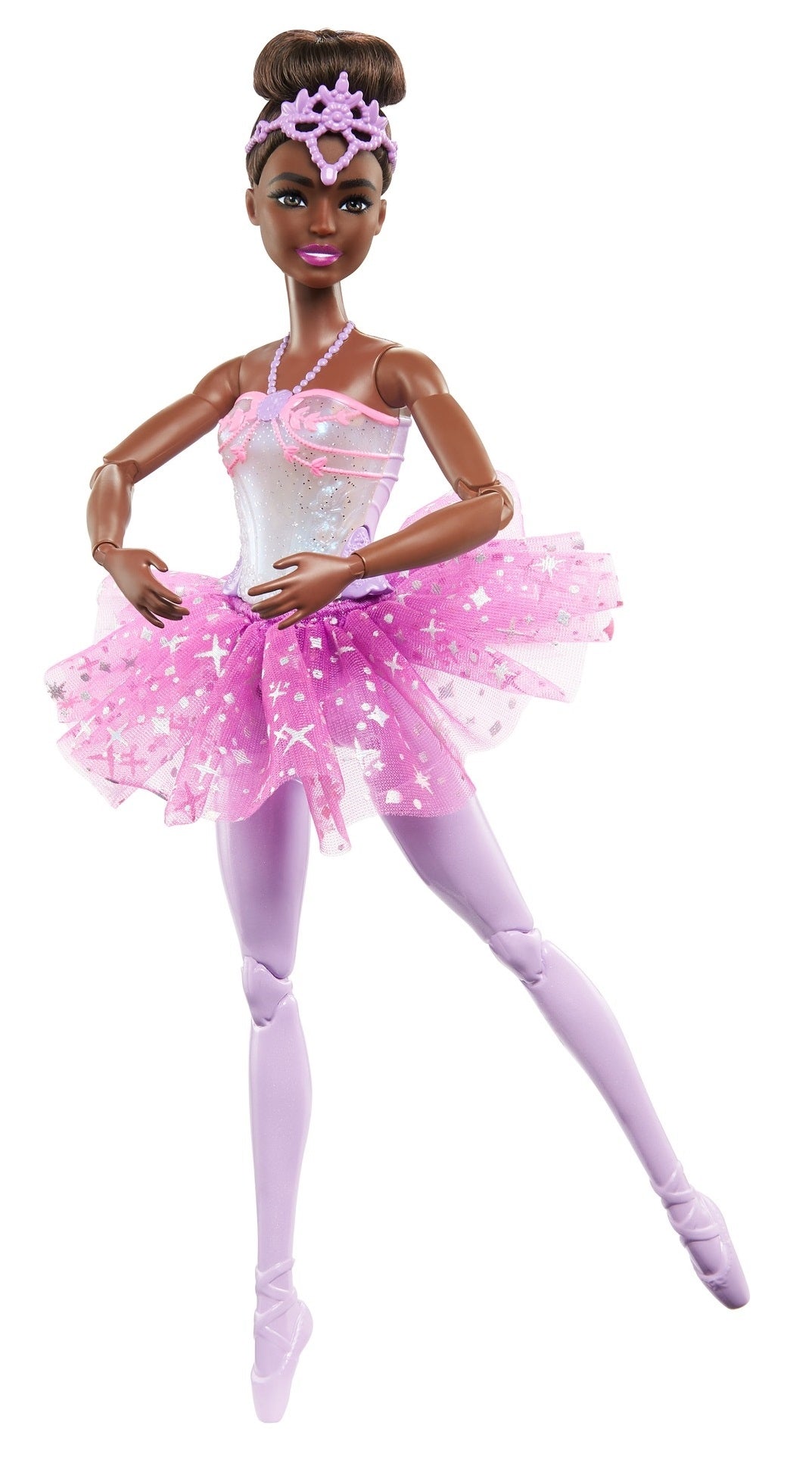 Barbie glowing magic ballerina with purple skirt HLC26 Color purple