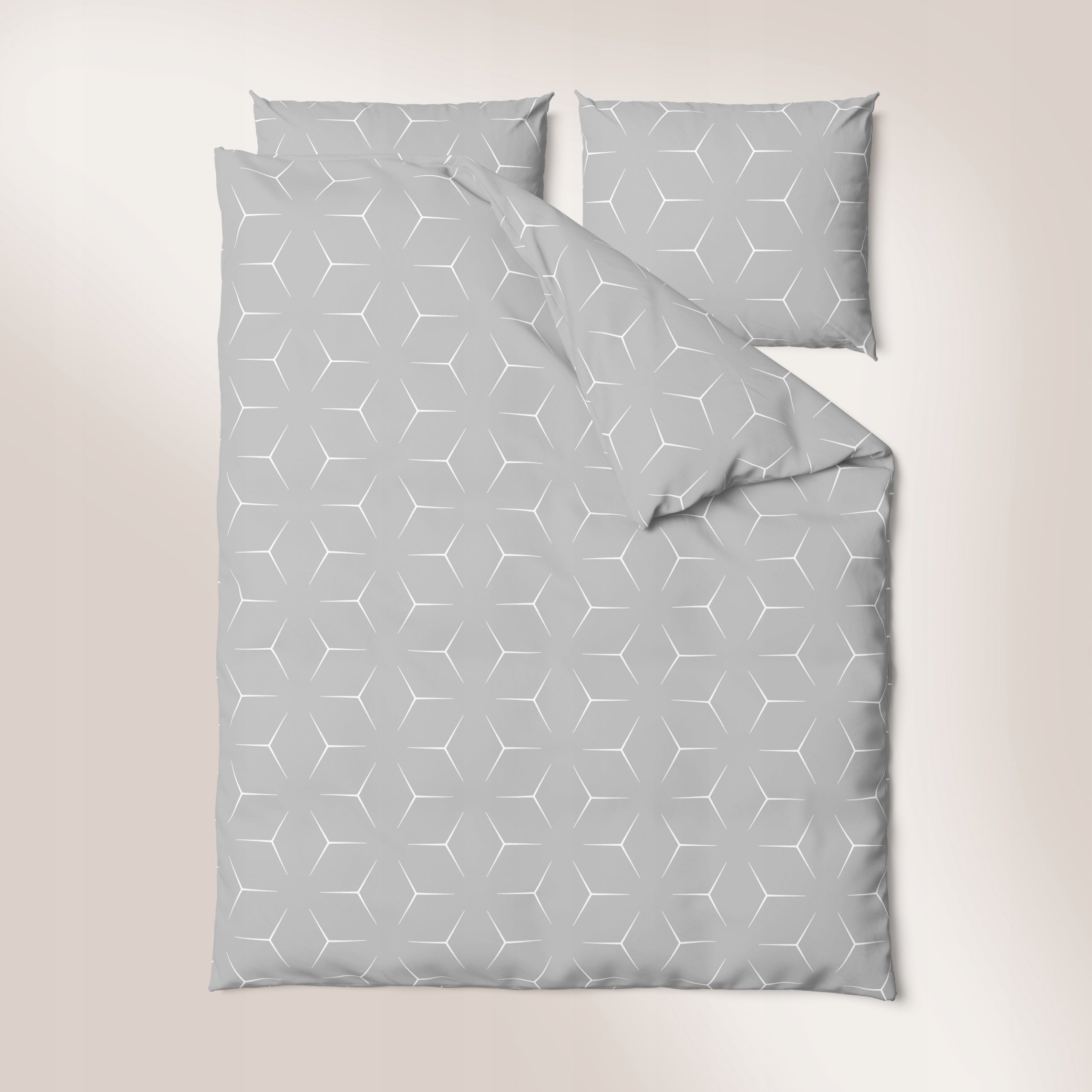 Bark bedding 140x200 + 1 pc. 70x80 GOLD MILANO GRAY Pillow dimensions 70x80cm