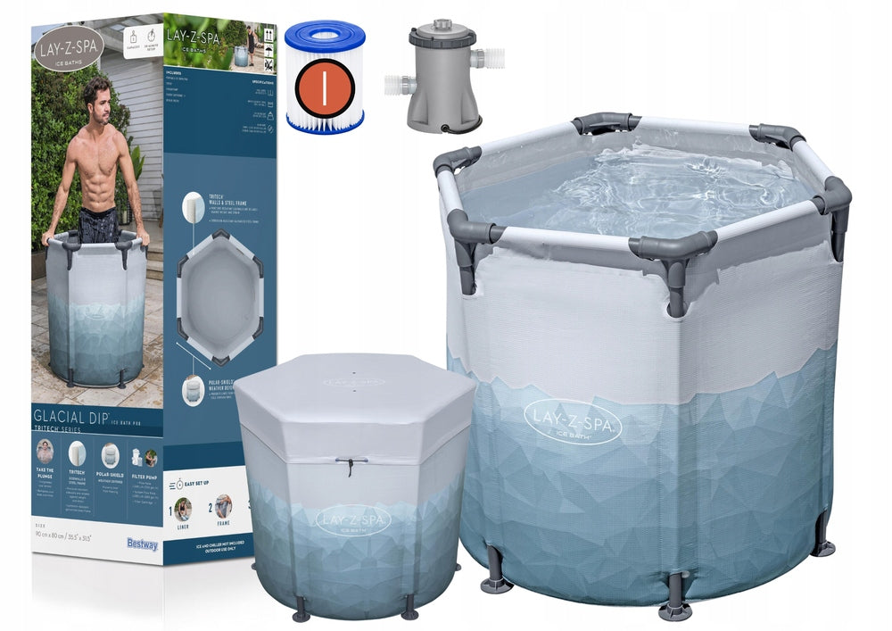 Barrel Sailing Tank Ice Bath 253L Bestway 6002K Packaging status original