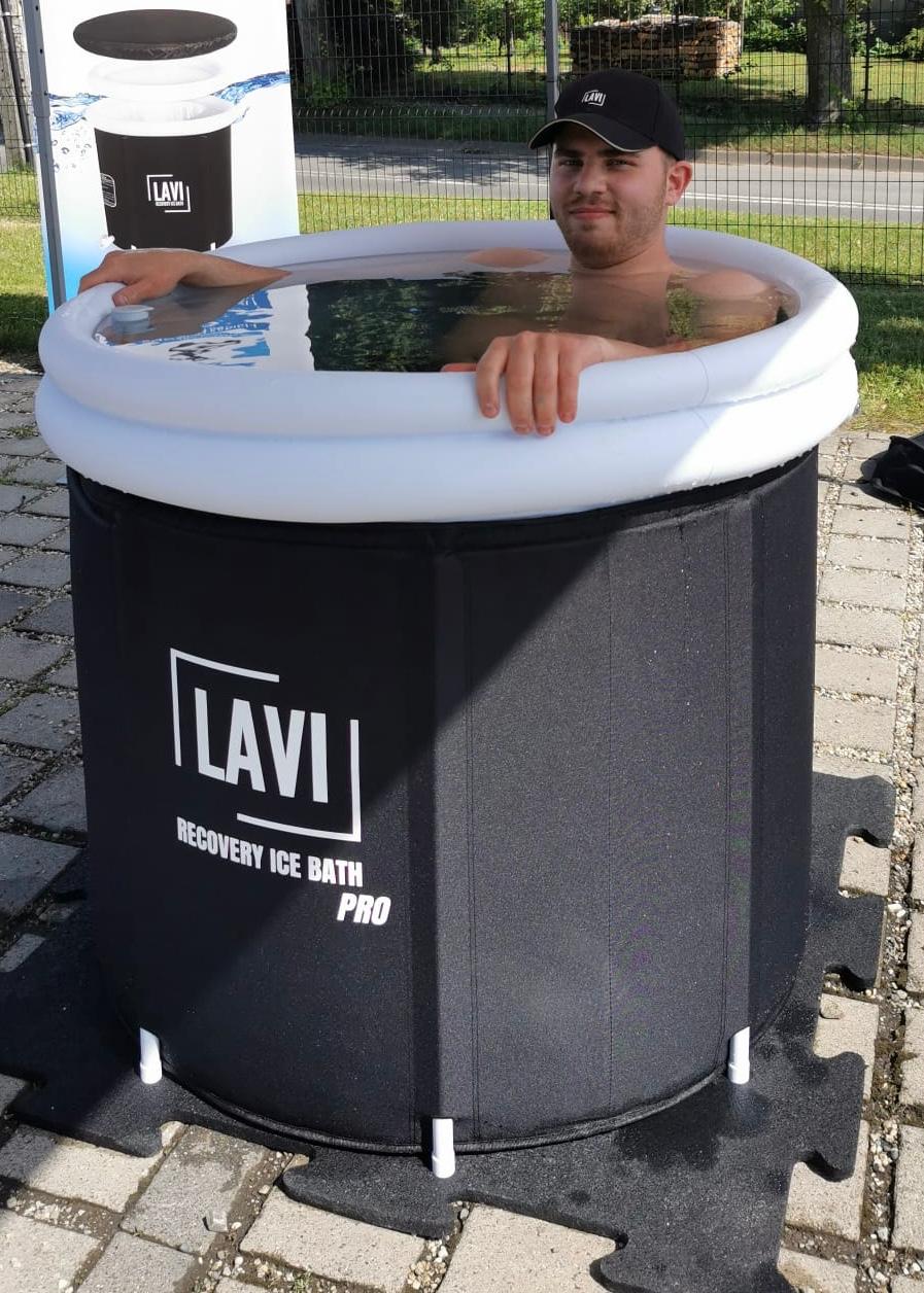 Barrel ice bath for swimming Lavi PRO 90x85 with thermometer XXL 540L Brand no brand