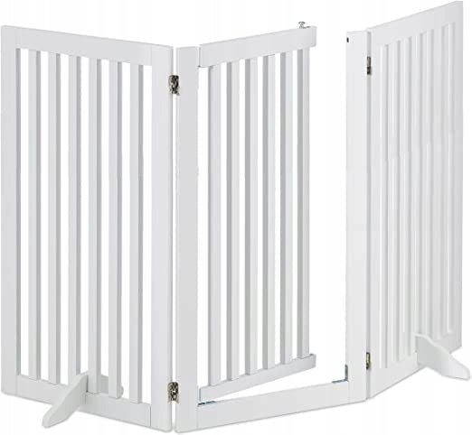 Barrier with door 92cm white 10039192