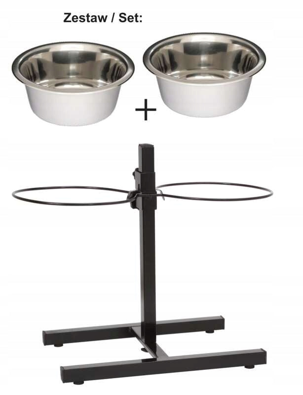 Barry King adjustable stand with bowls 2,8l painted