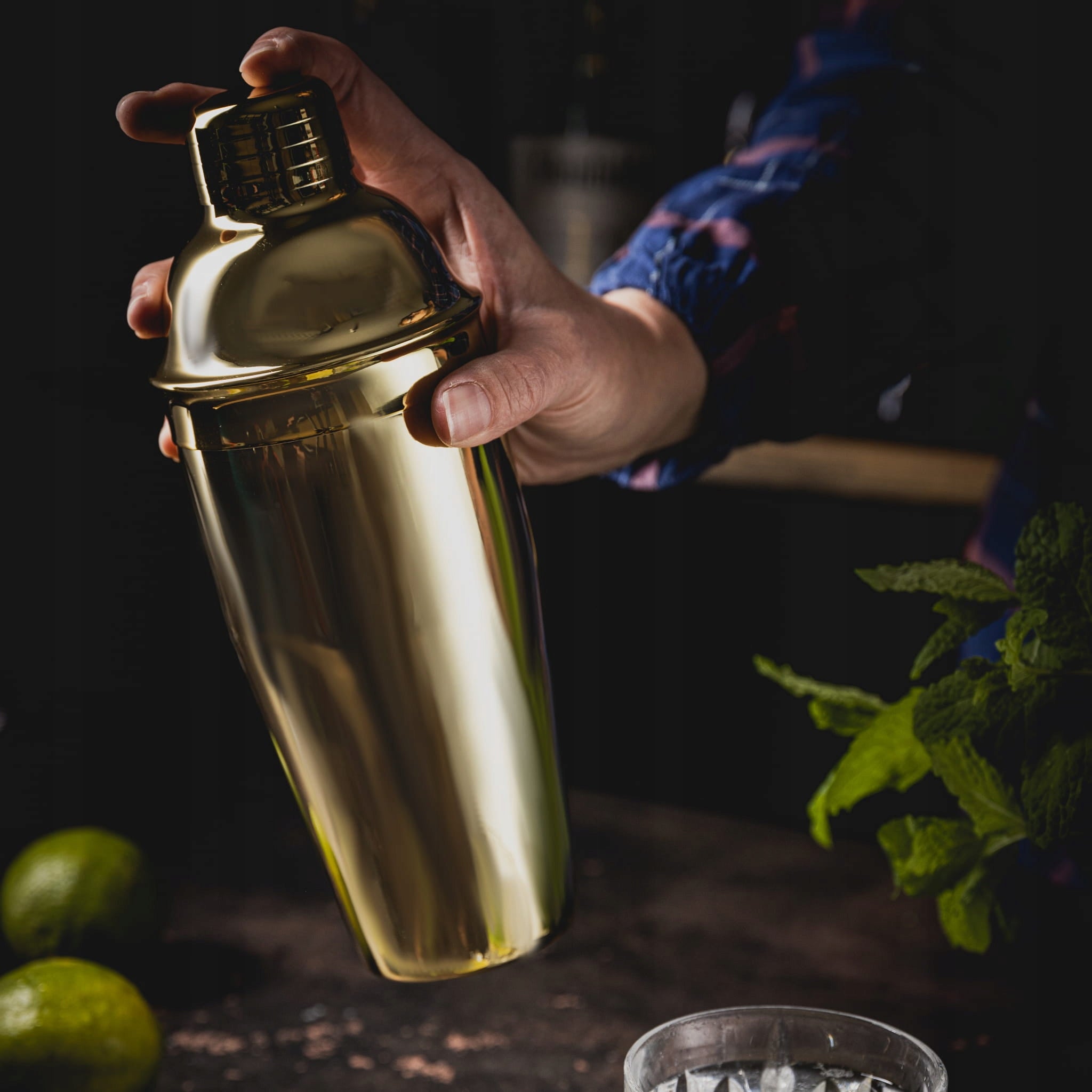 Bartending Shaker for Cocktail Drinks 750ml GOLD KLAUSBERG EAN (GTIN) 5908287276499
