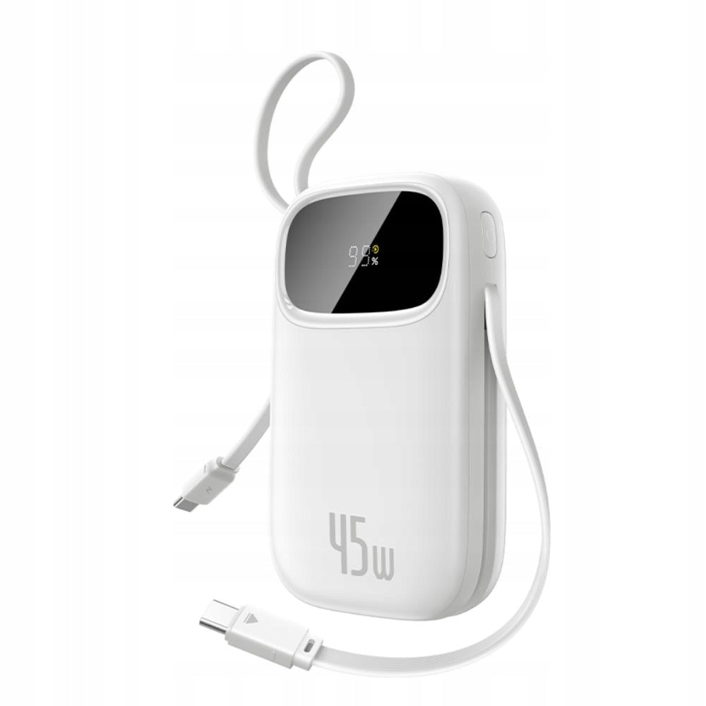 Baseus EnerFill FC31 Powerbank 20000mAh 45W with display, white Battery capacity 20000 mAh