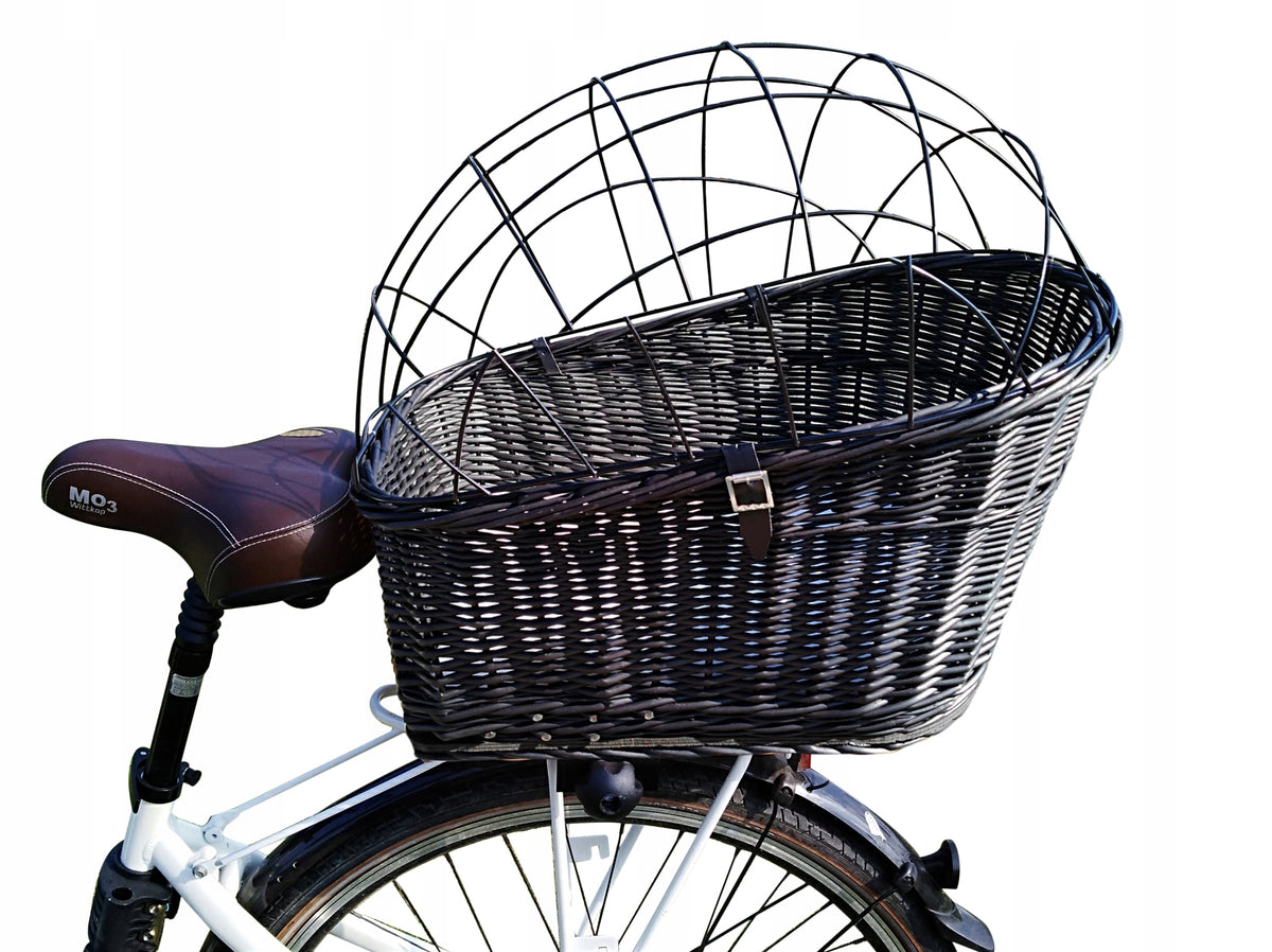 Basket, WICKER BIKE BASKET, DOG-CAT - TRUNK