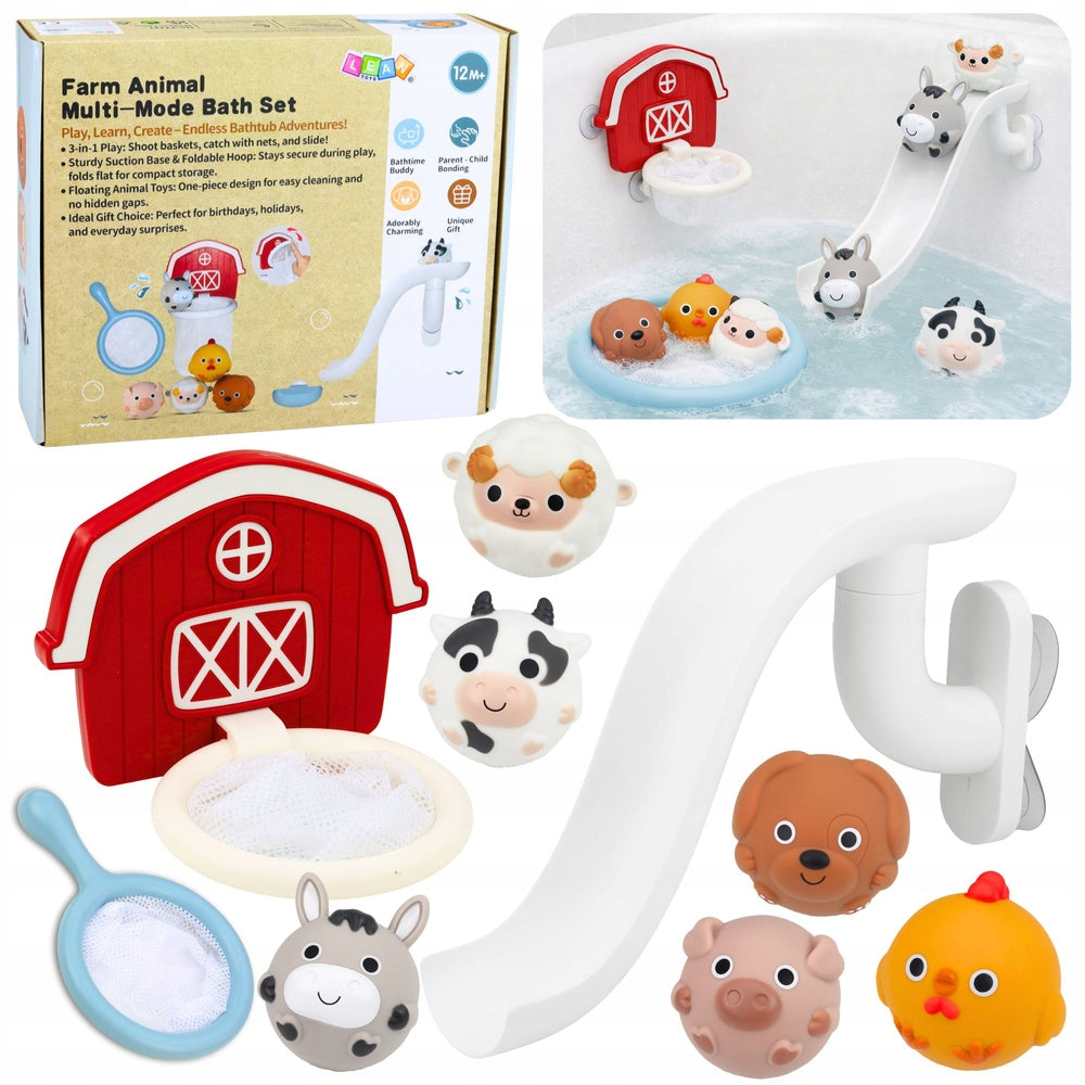 Bath Toys Pets Farm Slide Brand LEAN Toys