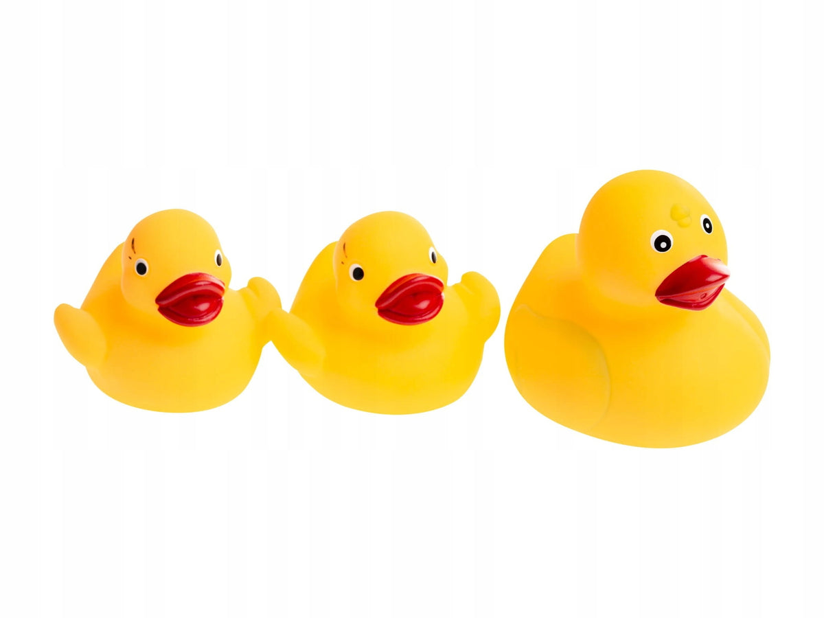 Bath toys Ducks for water without hole set of 3 pcs for play