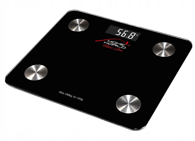 Bathroom Analytical Scale Examines Body Mass Composition 180g Glass BLUETOOTH Brand TECH-MED