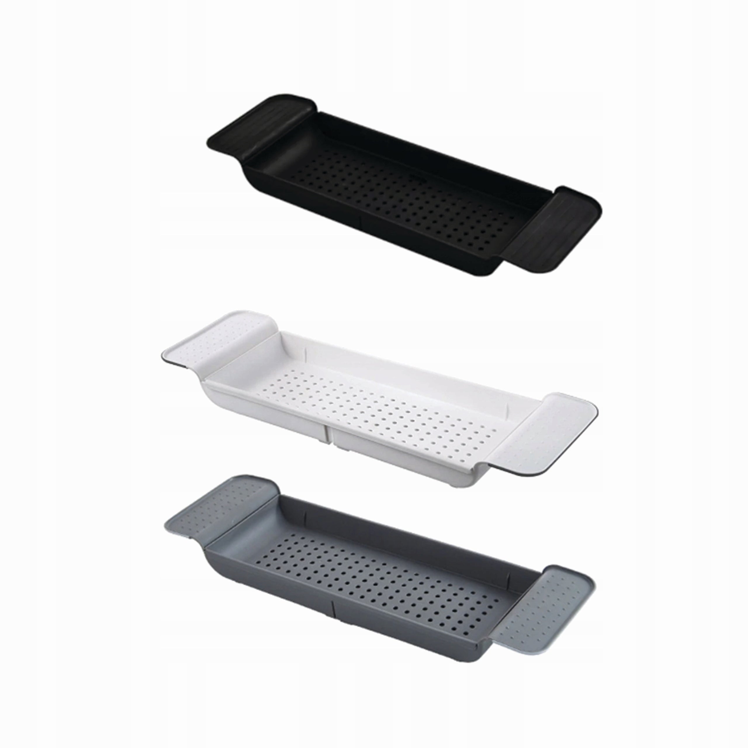 Bathroom Bathtub SHELF Organizer Sliding Tray Board ADJUSTABLE Furniture height 7 cm