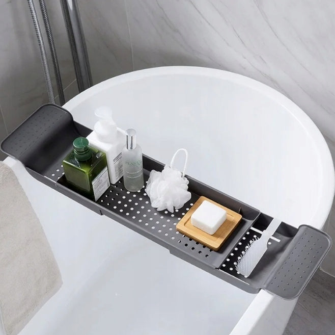 Bathroom Bathtub SHELF Organizer Sliding Tray Board Adjustable Grey Manufacturer code 5906549682071