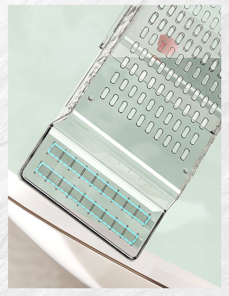 Bathroom Bathtub Shelf Transparent Adjustable Furniture height 5 cm
