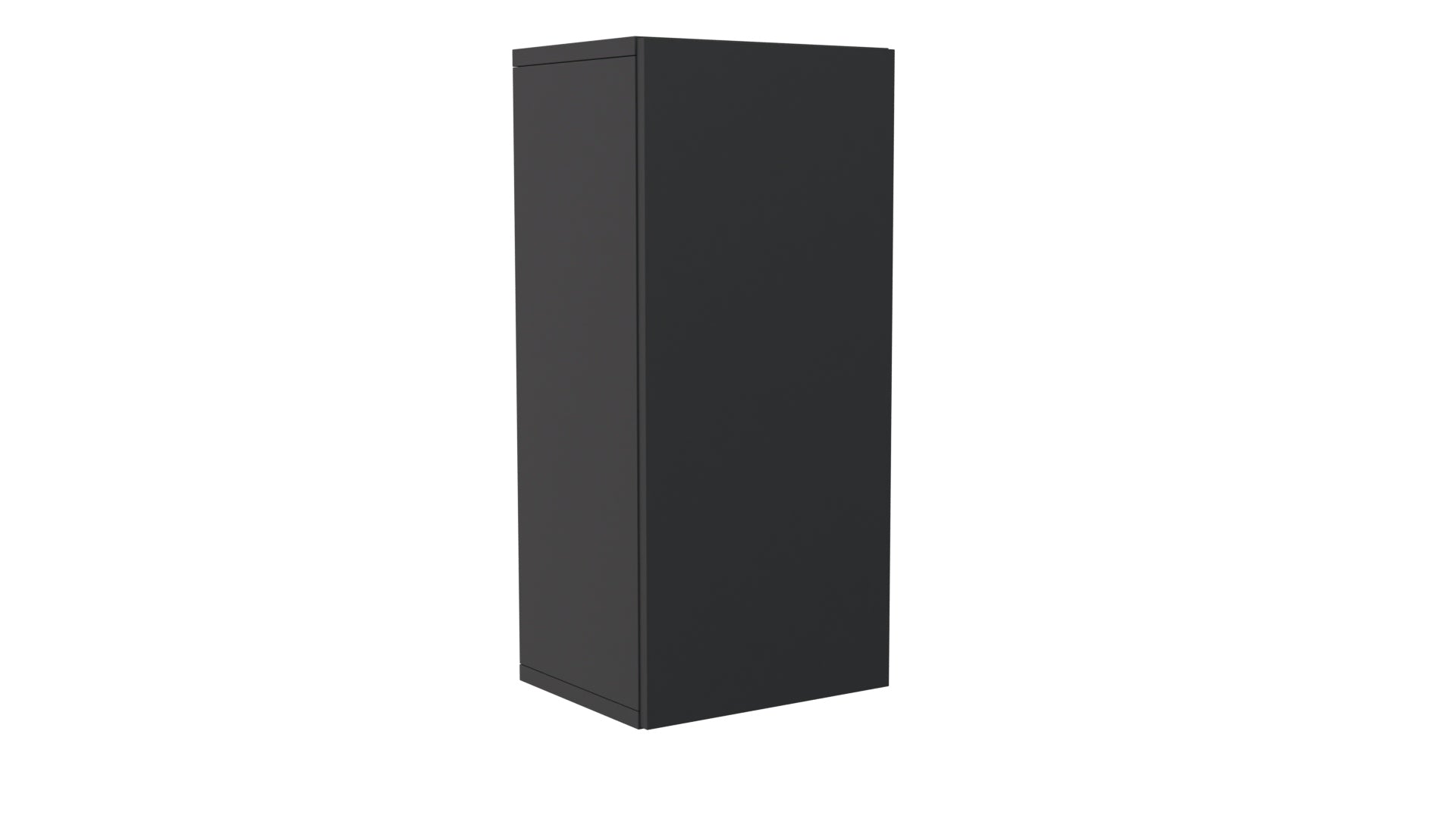 Bathroom Cabinet Hanging 120x40x20cm Black Mat- FOLDED EAN (GTIN) 5906293831022