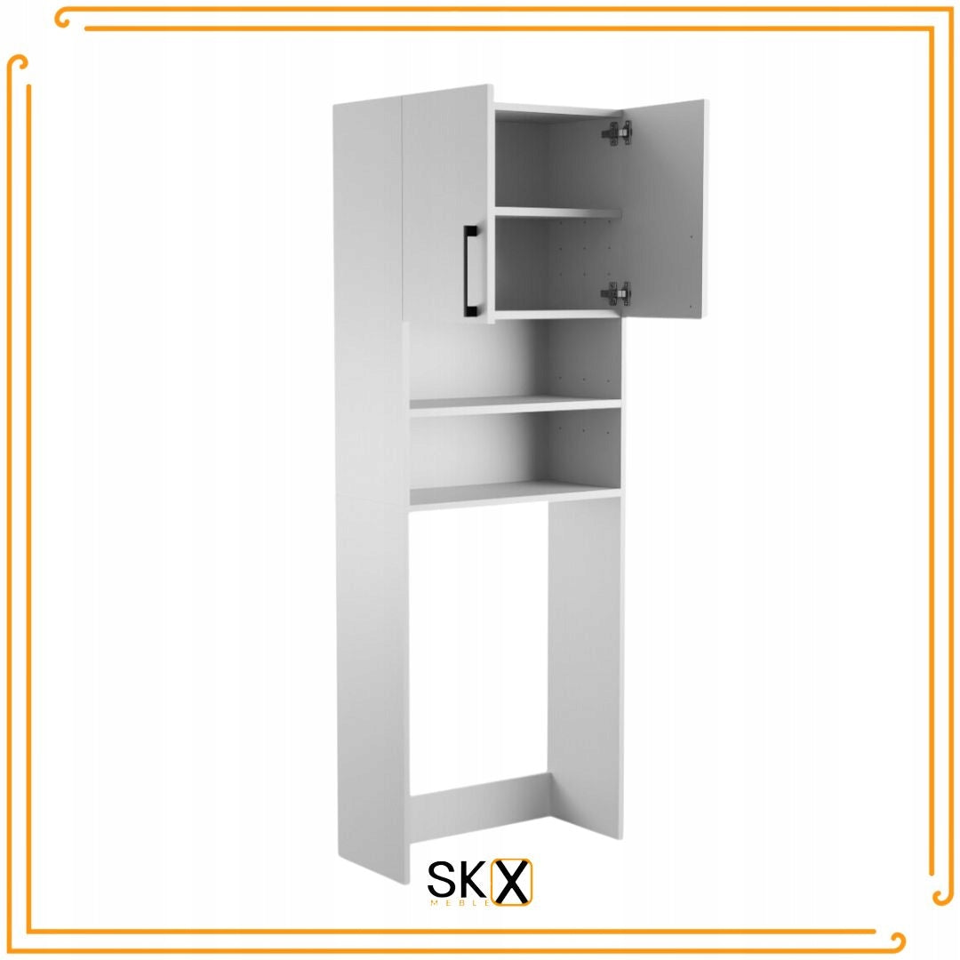Bathroom Cabinet Over Washing Machine Dryer Post Bookcase Household Appliances White Manufacturer code BELLA_BB_BB180x66x30CZS