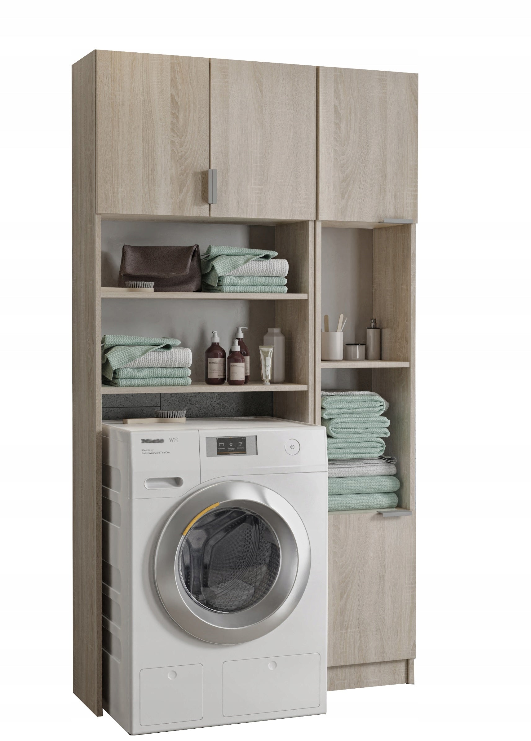 Bathroom Cabinet Over Washing Machine FRANIA + Post