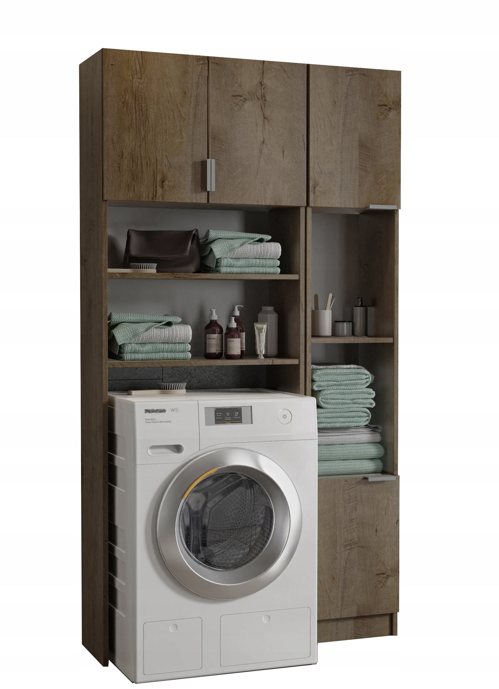 Bathroom Cabinet Over Washing Machine FRANIA + Post