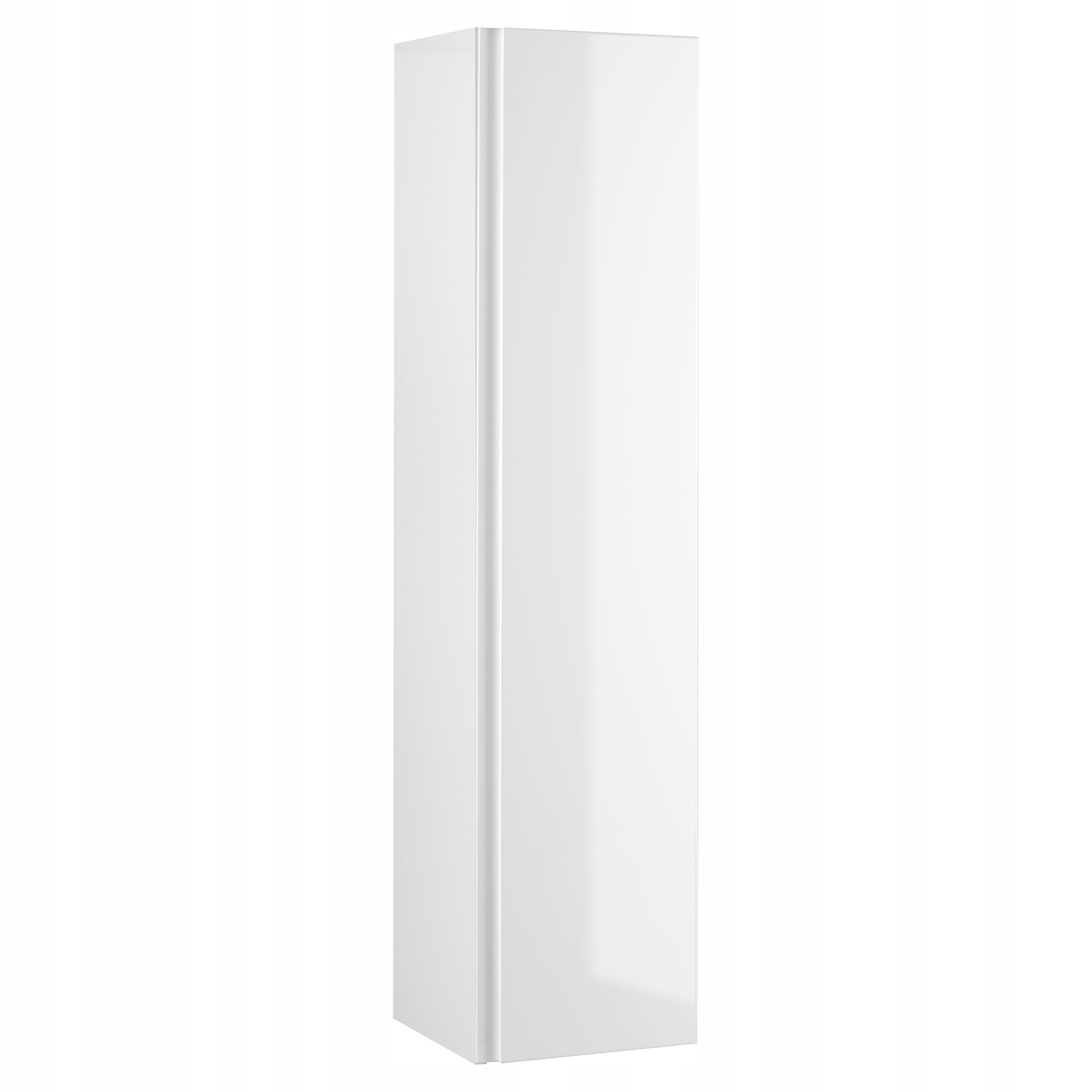 Bathroom Cabinet Standing Post Astor 130 cm Reno White with Silent Closure
