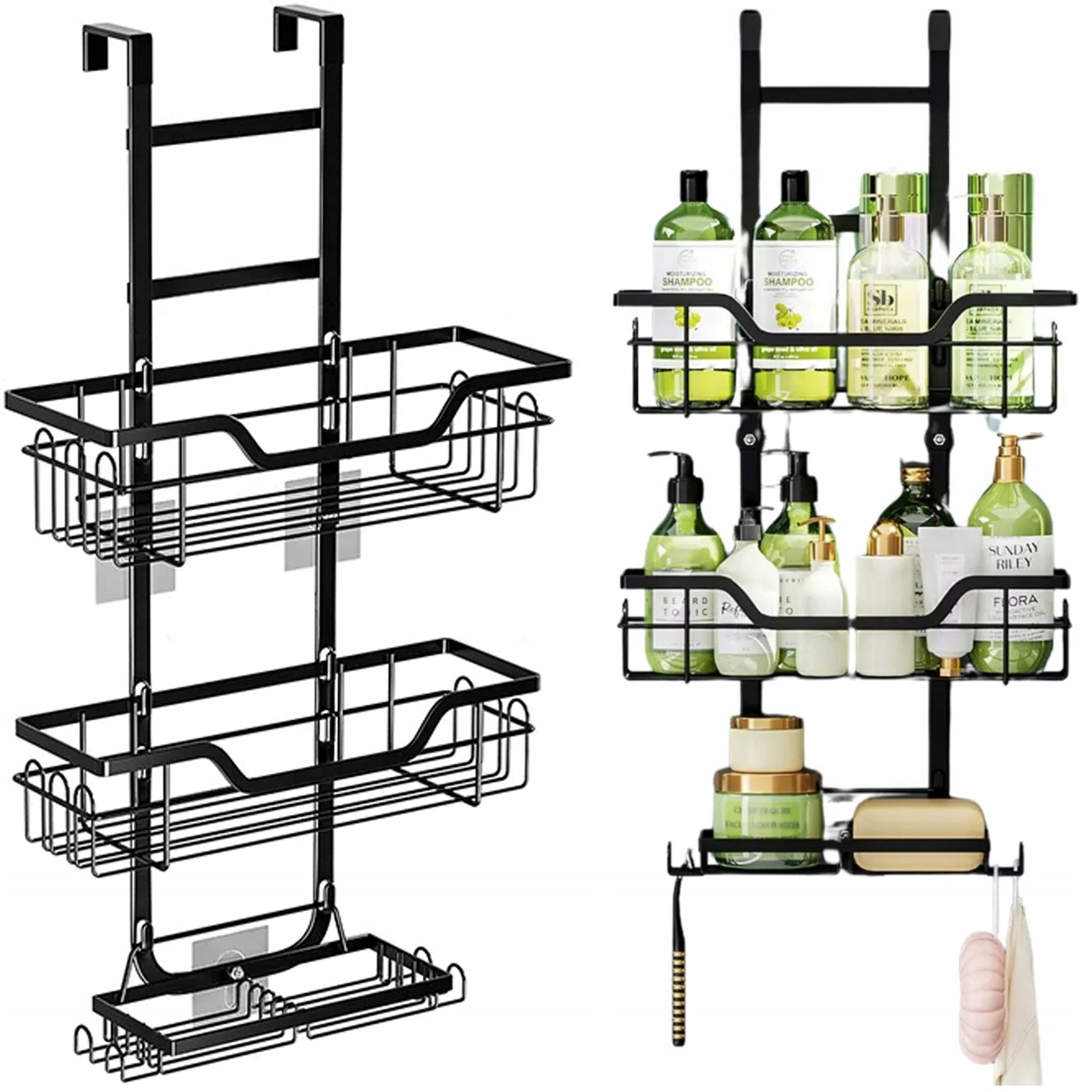 Bathroom Hanging Shower Shelf Hanging Metal For Window