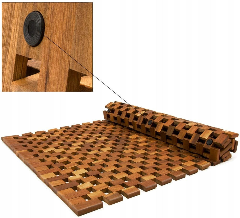 Bathroom Mat Wooden Acacia Manufacturer code 190224