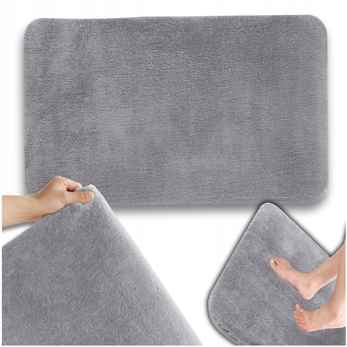 Bathroom Quick Drying Absorbent Rug for Bathroom Toilet Non-Slip Mat Brand EdiBazzar