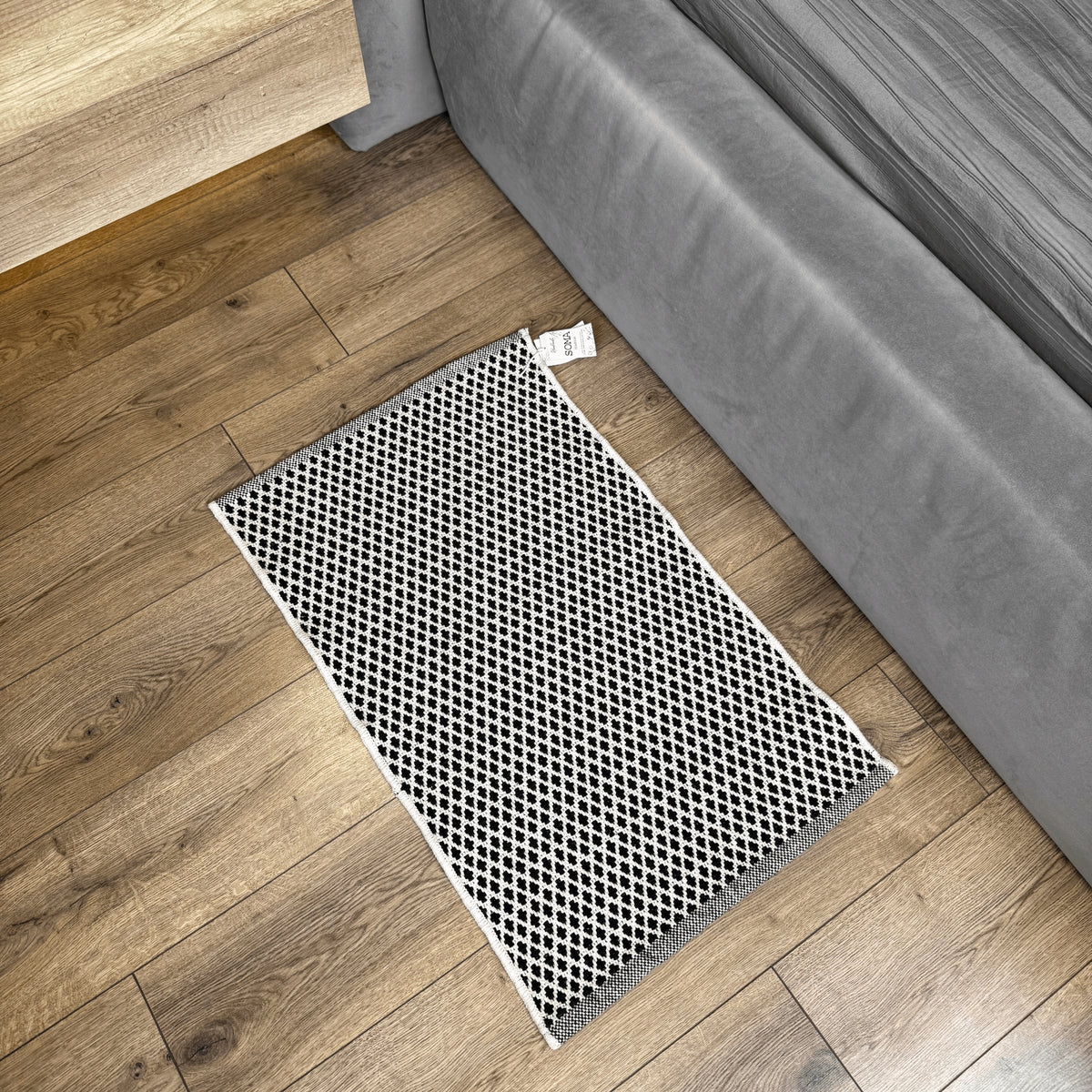 Bathroom Rug 50x80 DarianA Soma black mat 100% cotton Manufacturer code 1000010632