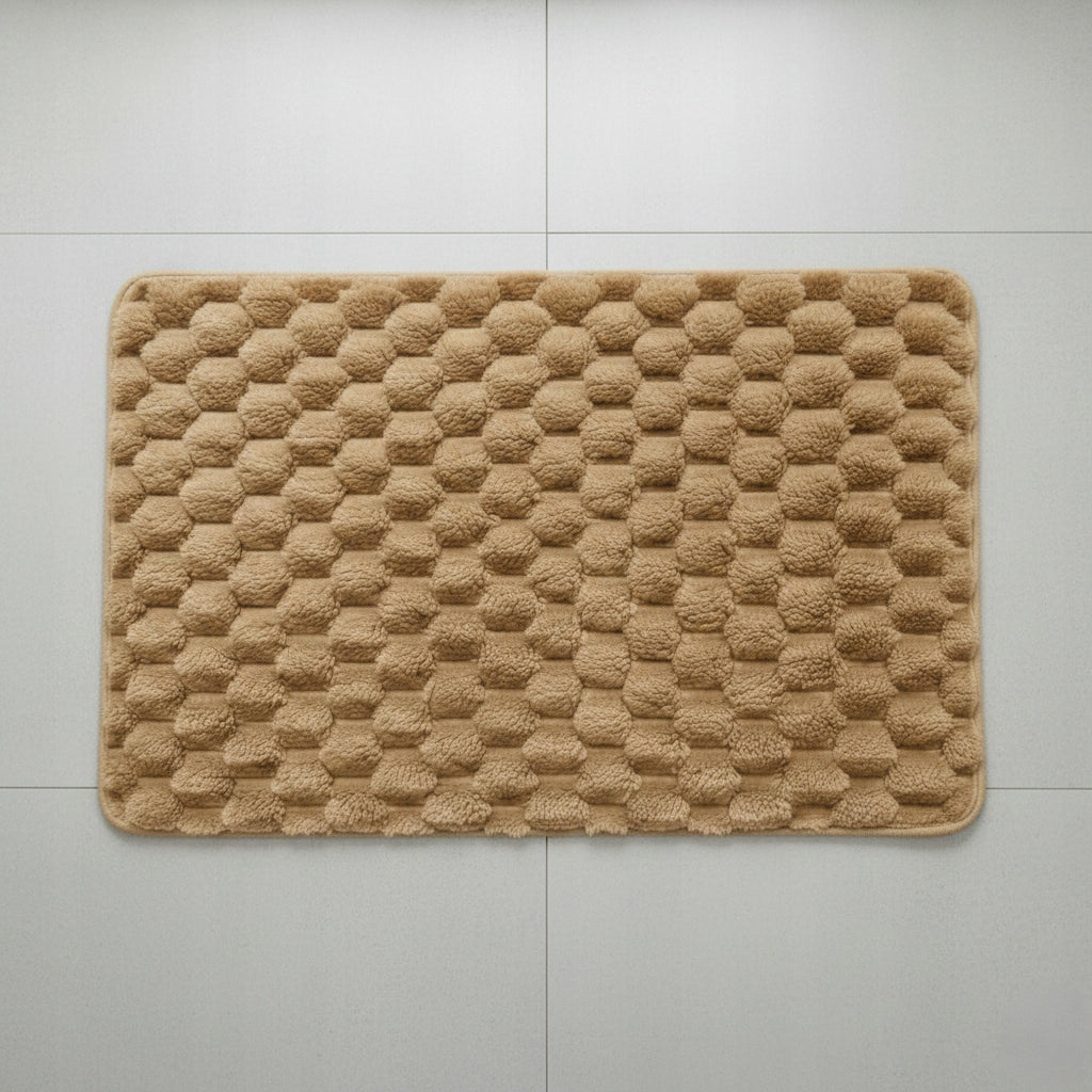 Bathroom Rug Brown 50x80 cm Decorative Rubber for Bathtub Shower Manufacturer code AST232453-12