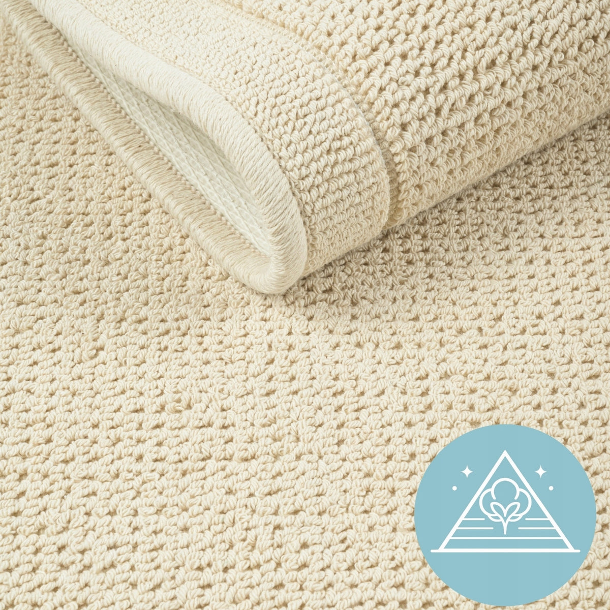 Bathroom Rug Cotton Absorbent Anti-Slip Washable 50x80cm Solid Manufacturer code EF0417