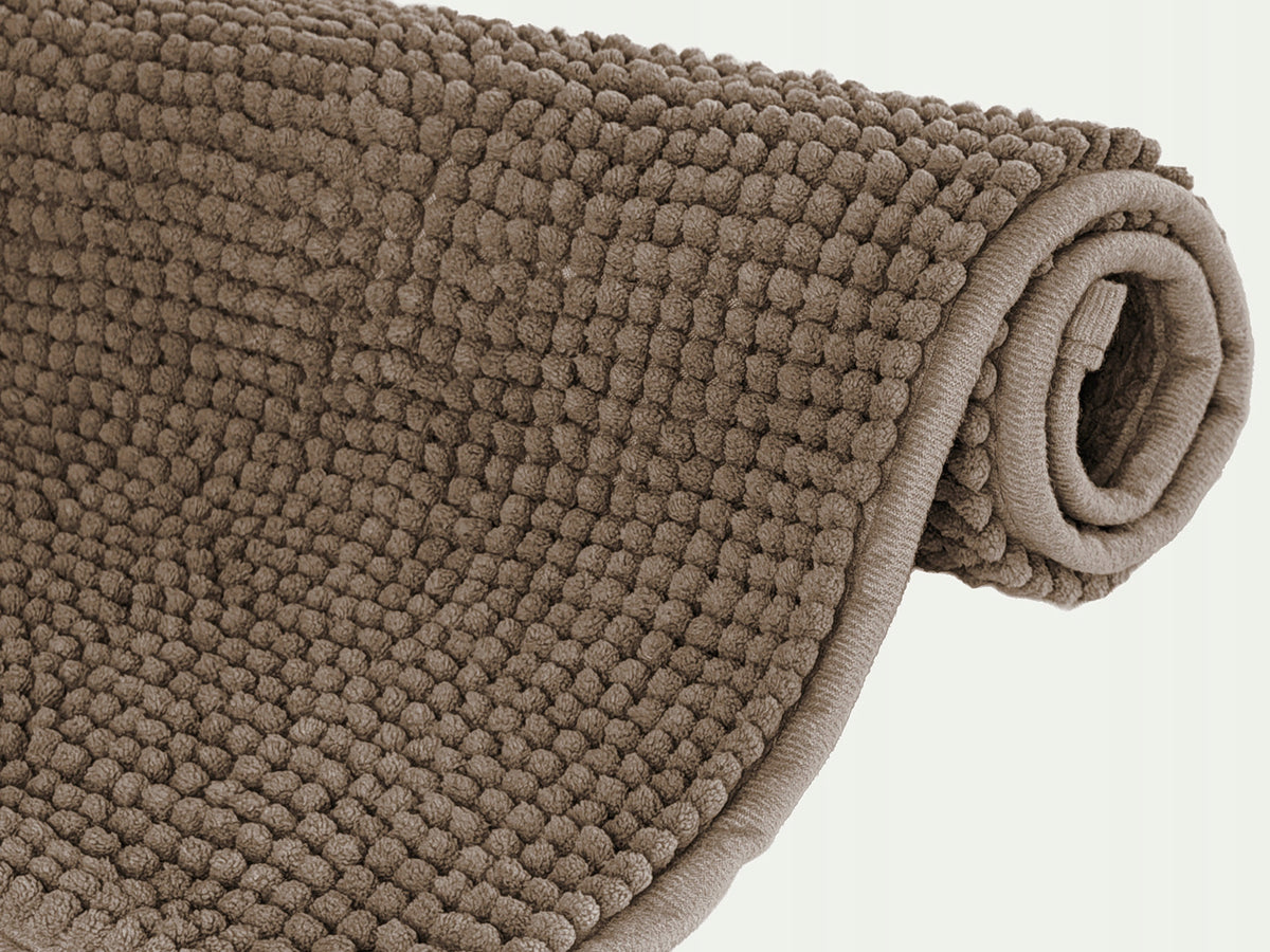 Bathroom Rug Madura Anti-slip Soft Brown 50x80 cm