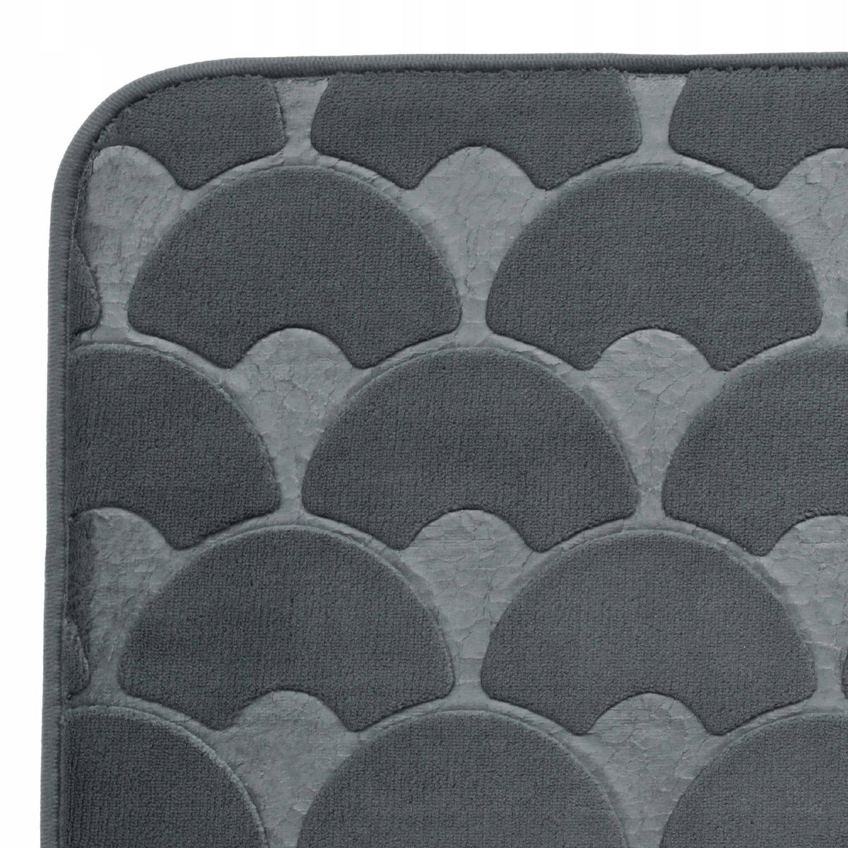 Bathroom Rug with Non-Slip Foam 40x60 cm Grey Soft Mat Packaging status original
