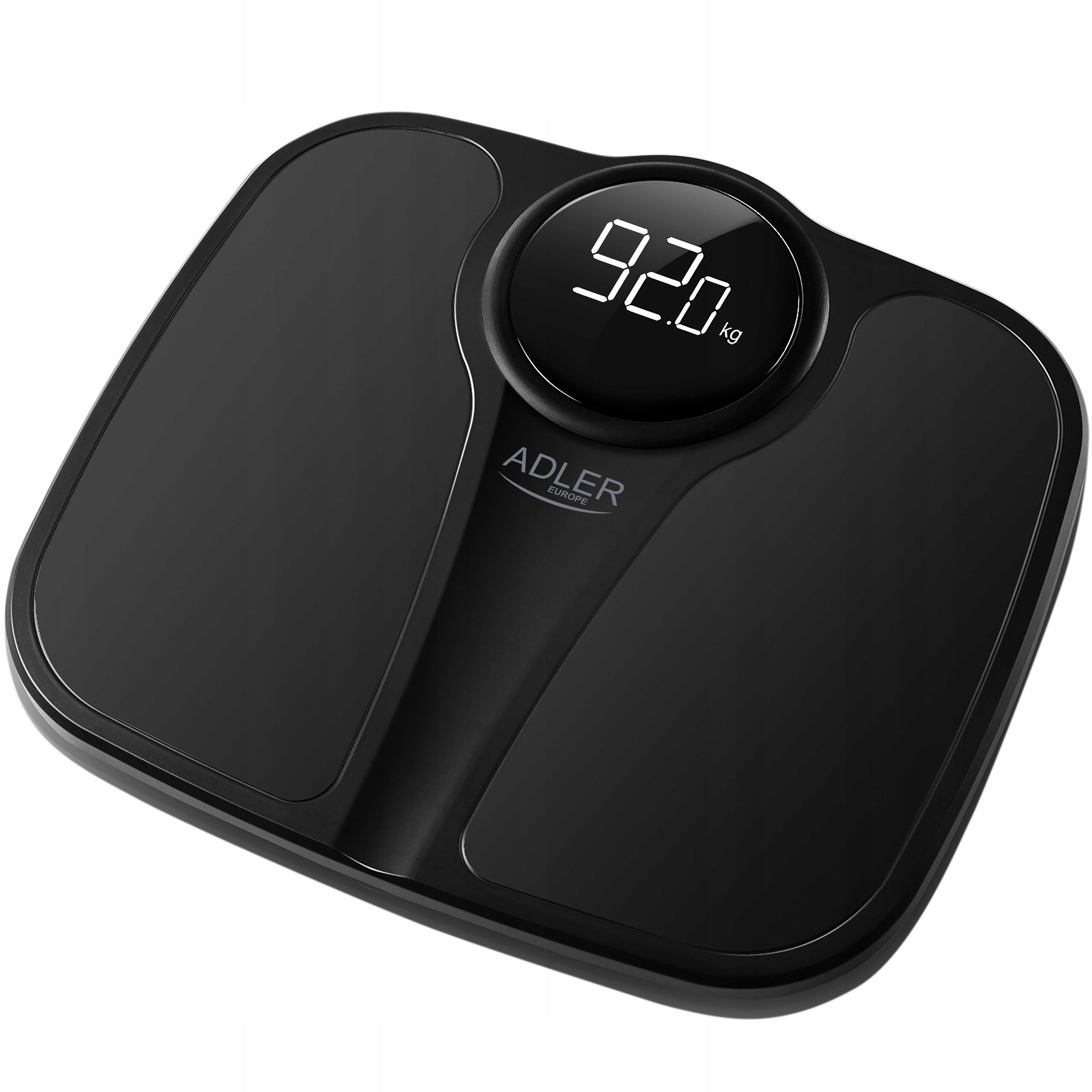 Bathroom Scale AD 8172 Black - 180kg, Accurate, LED, Automatic Packaging status original