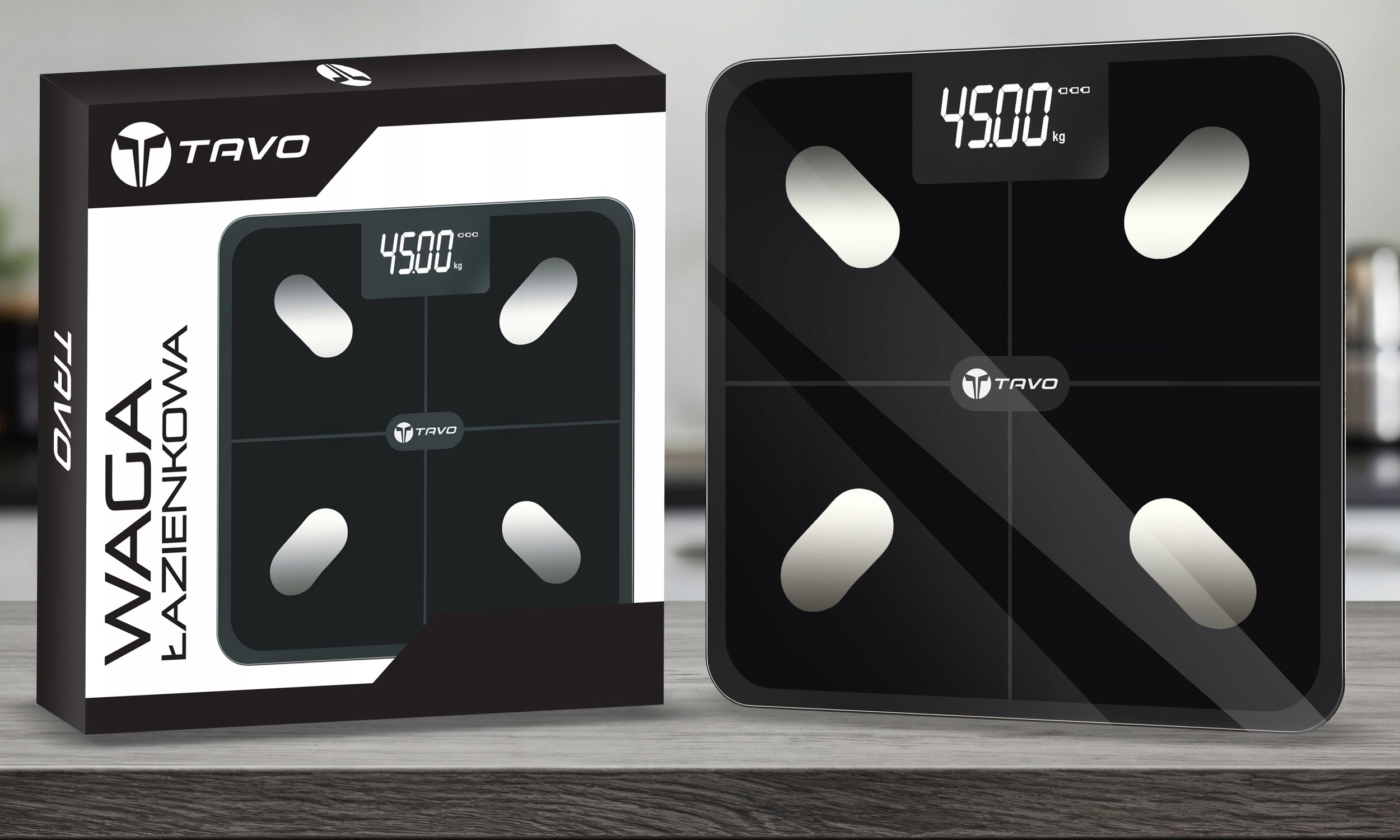 Bathroom Scale Analytical Electronic Smart Sports App BMI Brand TAVO