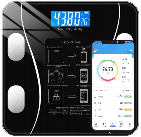 Bathroom Scale Bathroom Analytical Scale 180kg Electronic