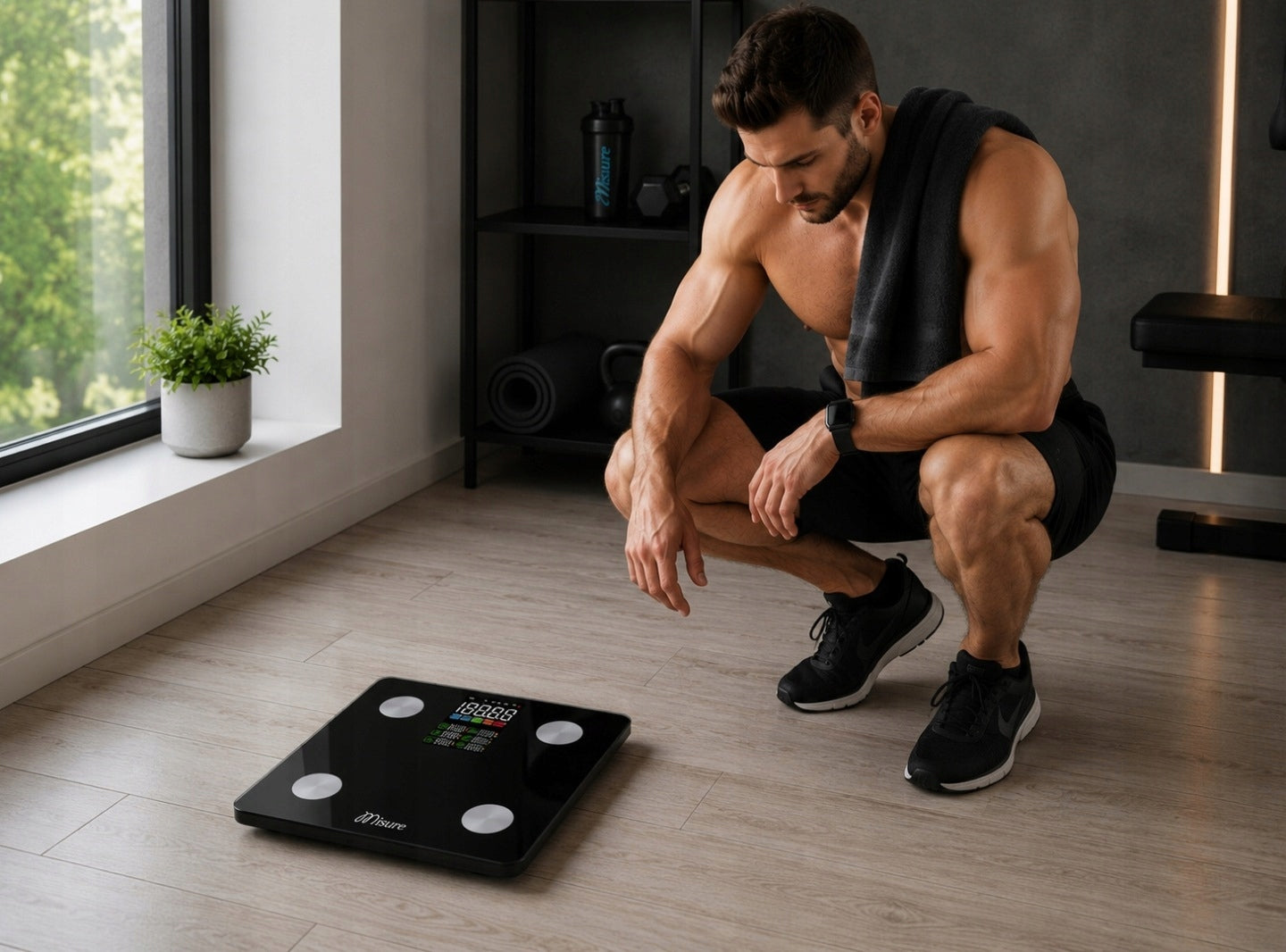 Bathroom Scale MISURE Analytical Electronic 226 kg 25 Parameters BMI Manufacturer code Pomiar Tłuszczu BMI Smart Aplikacja Po Polsku