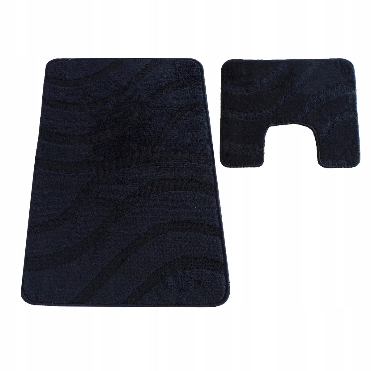 Bathroom Set - Thick Soft -MONTANA-SYMPHONY- Black