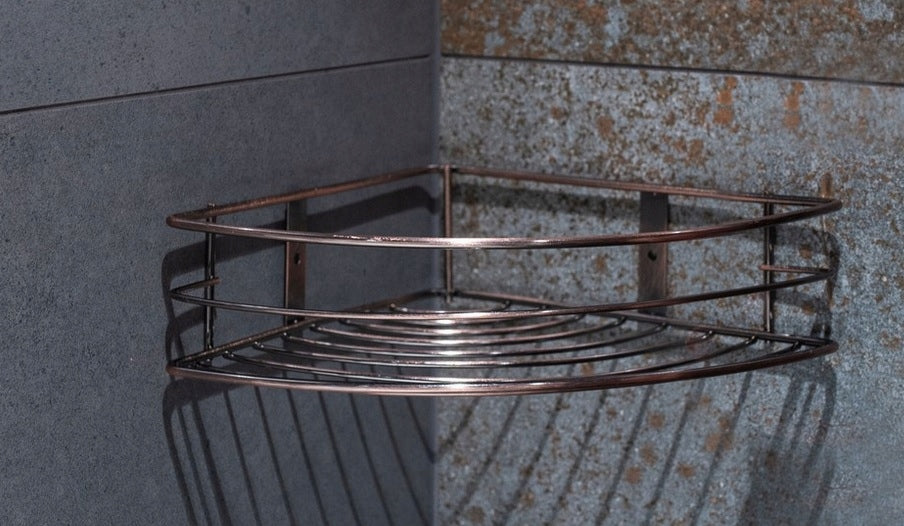 Bathroom Shelf Corner Old / Antique Retro Copper, Vintage AWD02081707 Brand AWD Interior