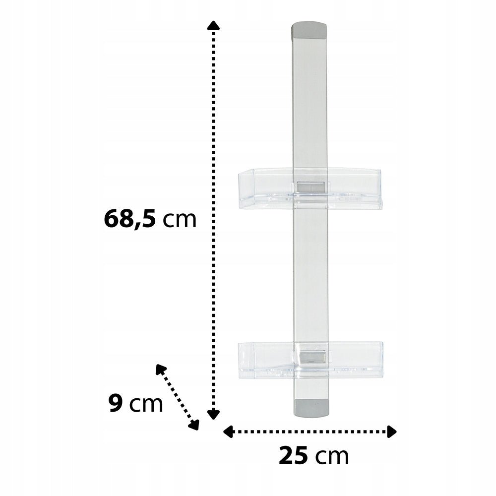 Bathroom Shelf Hanging Shower Cabin Stable Resistant Stylish Brand Sepio