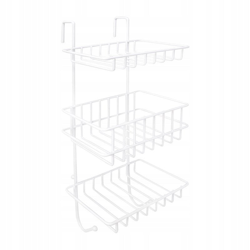 Bathroom Shelf Suspended White Three Levels AWD02081479