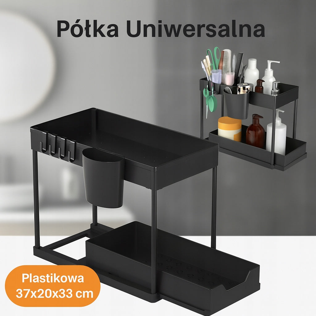 Bathroom Shelf ViO TSG-130 Hanging Storage Organizer Plastic Packaging status original