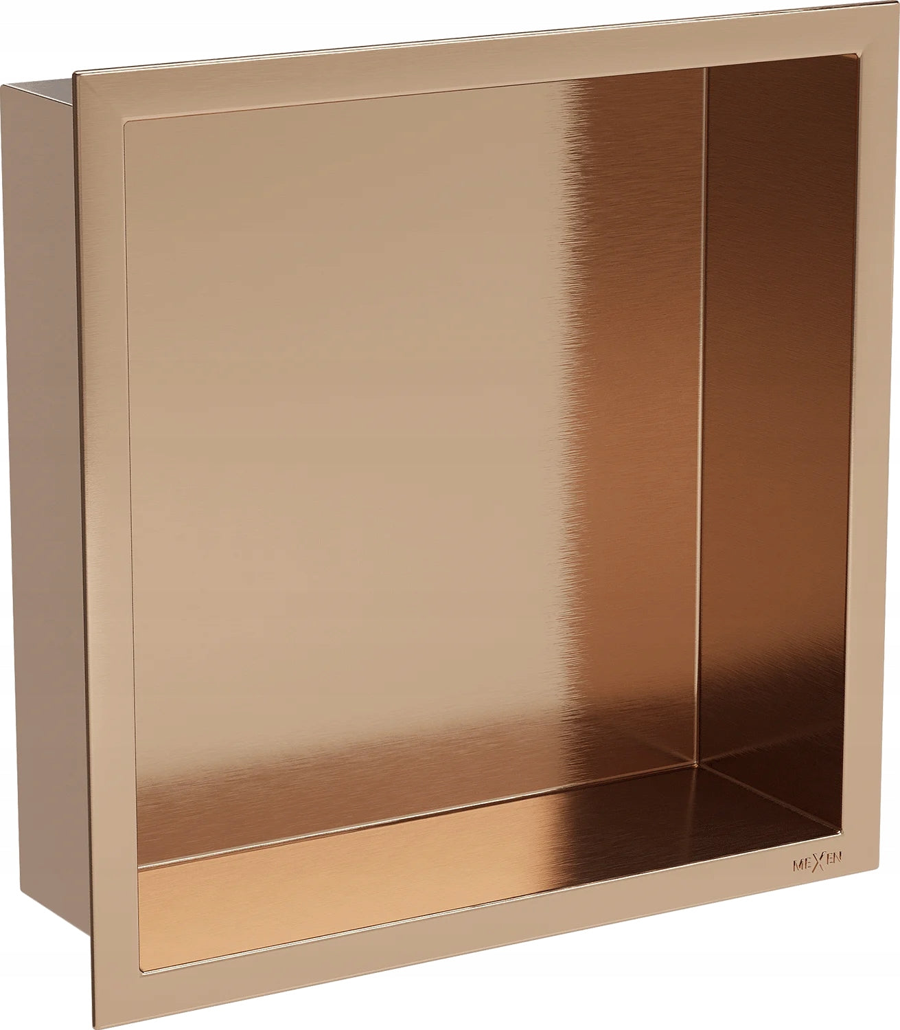Bathroom Shower Shelf Flange 30x30 Mexen X-Wall Copper