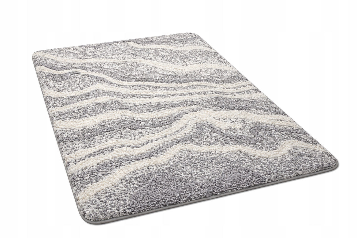 Bathroom mat DEXI non-slip light grey 60x110 cm