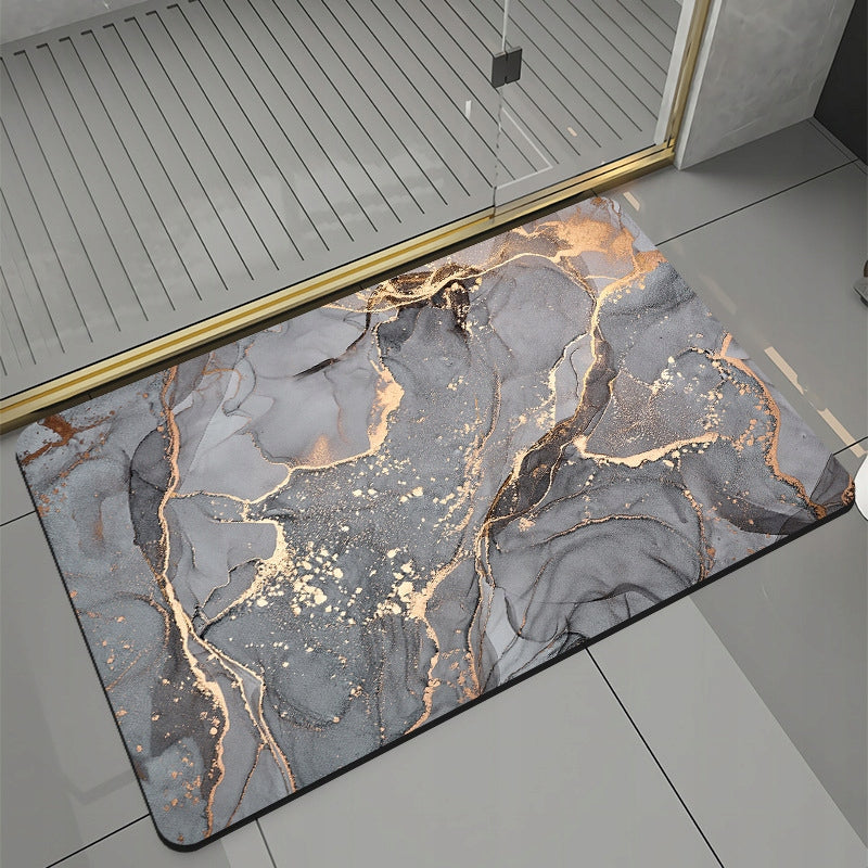 Bathroom mat with diatomite absorbent quick-drying non-slip 40x60 cm Brand no brand